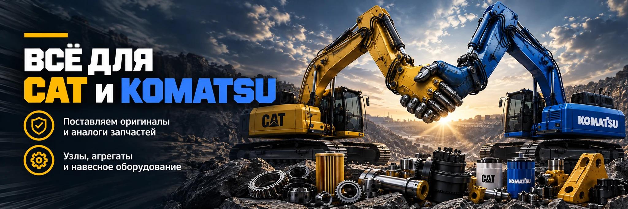 Всё для CAT и KOMATSU