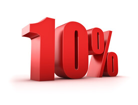 Предновогодняя акция – 10%